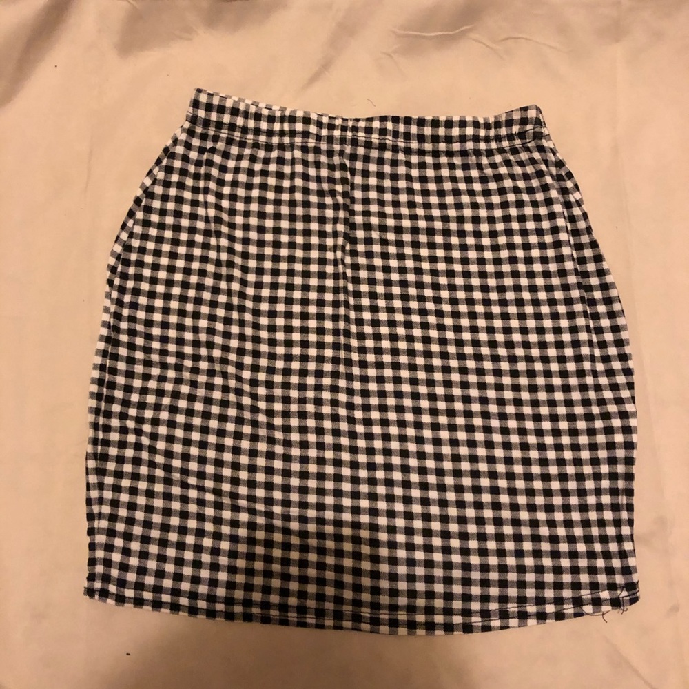 Gingham Skirt